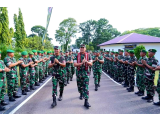 Kunjungi Korem 022/PT, Pangdam I/BB Tekankan Disiplin Prajurit dan Perang Total Lawan Narkoba