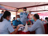 250 Napi di Lapas Siantar Divaksin Covid-19