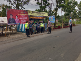 Lancarkan Arus Mudik Nataru Pos Bagian Selatan di Jaga 24 Jam