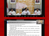 Lapada Kelas III Langkat Ikuti Acara Persiapan Program " Presiden Menyapa WBP" Secara Daring