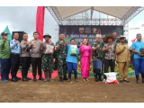Launching Ketahanan Pangan, Pangdam I/BB dan Petani Tanam Jagung