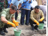 Letkol Gede Agus Letakkan Batu Pertama Gerai Koperasi Desa “Merah Putih” di Simalungun