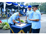Marsekal TNI M. Tonny Harjono Serahterimakan Jabatan Dankoharmatau.