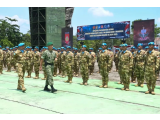 Mayjen TNI Achiruddin sambut Kepulangan Satgas Batalyon Gerak Cepat (BGC) TNI Kontingen Garuda XXXIX-F MONUSCO