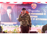 Menhan Kunjungi Yonif TP 877/Biinmaffo, Pastikan Kesiapan Satuan di Perbatasan NTT