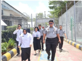 Menjelang Hari Raya Idul Fitri 1446 H / 2025 M, Dirwatkeshab Laksanakan Monev ke Lapas Pemuda Langkat