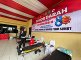 Meriahkan HUT ke‑80 Korps Brimob Polri, Satbrimob Polda Sumut Gelar Aksi Kemanusiaan di Tapanuli Selatan