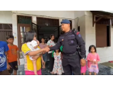 Minggu Kasih Brimob Sumut: Menyapa Warga dengan Aksi Humanis dan Berbagi Kedamaian