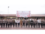Ops Patuh Toba 2025 Resmi Dimulai: Polres Taput Gelar Apel Pasukan, Tekankan Disiplin dan Keselamatan Berlalu Lintas