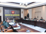 Pangdam IV/Diponegoro Ikuti Vicon Evaluasi Percepatan Pembangunan Koperasi Merah Putih Desa/Kelurahan