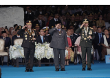 Panglima TNI Hadiri Upacara Hari Bhayangkara ke-79.