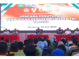 Panglima TNI Tutup Dikreg LIII Sesko TNI TA 2025 di Bandung
