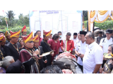 Peletakan Batu Pertama USB SMPN 4 Sidikalang Wujud Gotong-Royong Pendidikan di Dairi