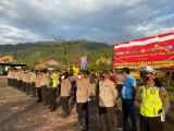 Pengamanan Malam Natal, Polres Tapteng Tugaskan 136 Personil