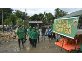 Persit KCK Turun Langsung ke Batangtoru, Bantu Korban Longsor & Banjir Tapsel