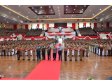 Pimpinan  TNI - Polri Hadiri Pembekalan 2.000 Capaja TNI-Polri 2025 di Cilangkap