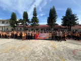 Polres Tanah Karo Sosialisasi Hukum dan Penerimaan Anggota Polri di SMA Negeri 2 Kabanjahe