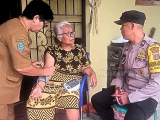 Polsek Siantar Marihat Pantau Lansia Risiko Tinggi di Kelurahan Suka Maju