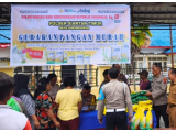 Polsek Siantar Timur Gelar Gerakan Pangan Murah, Warga Antusias Dukung Stabilitas Harga Beras