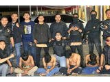 Polsek Siantar Utara dan Timsus Dayok Mirah Bubarkan Tawuran  di Jalan Bali, Kelurahan Bane