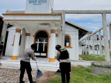 Polwan Polres Pematangsiantar Sukses Gelar Bhakti Sosial Bersih Rumah Ibadah Sambut HUT Polwan ke‑77