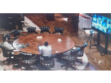 Prabowo Pimpin Rapat Terbatas Virtual Usai Kunker ke Karawang.