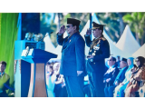 Presiden Prabowo Pimpin Upacara HUT ke-79 Bhayangkara di Monas, Anugerahkan Tanda Kehormatan kepada Anggota Polri