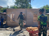 Progres RTLH TMMD ke-127 di Simalungun Makin Pesat, Rumah Abdul Saragih Hampir Rampung