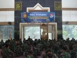 Rangkaian HUT ke‑80 TNI, Kodam IV/Diponegoro Gelar Doa Bersama