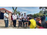 Rumah Peserta PKH Terbakar, Dinsos Serahkan Bantuan