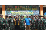 Sambut HUT TNI ke80 , Kodim 0207, Laksanakan Bakti Teritorial Prima