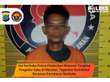 Sat Narkoba Polres Pelabuhan Belawan Ringkus Pengedar Sabu di Medan Marelan