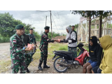 Satgas Pamtas RI–RDTL Bagikan Makanan Gratis untuk Warga Eban