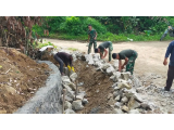 Satgas TMMD Ke-127 Kodim 0207/Simalungun Kebut Pembangunan Drainase di Nagori Limag, TNI dan Warga Bersinergi