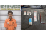 ﻿Satresnarkoba Polres Sergai Tangkap Pengedar Sabu di Desa Celawan, Amankan 6,35 Gram Barang Bukti