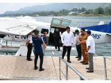 Sejarah Baru di Danau Toba: Seaplane Mendarat Perdana di Samosir, Buka Era Baru Pariwisata