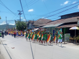 Semarak HUT RI ke-80, Ribuan Pelajar di Tapanuli Utara Tampilkan Aksi Drum Band Memukau