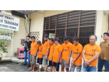Sembilan Bandit di Kota Medan Ditangkap, Tiga Ditembak Polisi