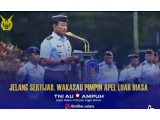 Wakasau, Marsdya TNI Andyawan, Pimpin Apel Luar Biasa.