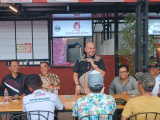 Siap Maju, Balon Gubsu Nikson Nababan Temui SMSI Siantar -Simalungun