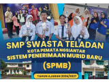 SMP Swasta Teladan Pematangsiantar Buka Pendaftaran Siswa Baru, Sekolah Unggul Berbasis Teknologi