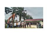 Suguh Hati Berakhir, Rumah Penggarap di Lahan PTPN III Dirobohkan