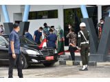 Tiba di Bandara Fl.Tobing, Wapres Disambut Walikota Sibolga