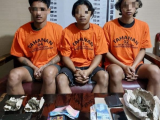 Tiga Pemuda Diduga Pengedar Ganja Ditangkap Polres Pematangsiantar, Barang Bukti Puluhan Gram Disita