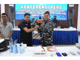 Tim F1QR Lanal TBA Gagalkan Peredaran 1,5 Kg Sabu di Perairan Asahan