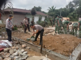 TMMD Ke-127 Kodim 0207/Simalungun Bangun Rumah RTLH, Sinergi TNI–Polri dan Warga Menguat