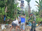 TMMD ke-127 Kodim 0207/Simalungun Kebut Sumur Bor 62 Meter, Warga Silou Raya Segera Nikmati Air Bersih