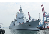 TNI AL Rayakan HUT ke-80 dengan Upacara di Atas KRI Bima Suci dan Tampil Perdana KRI Brawijaya‑320