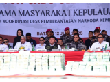 TNI AL Siap Kawal Laut NKRI dari Ancaman Narkoba, Kasal Hadiri Pemusnahan 2 Ton Sabu di Batam