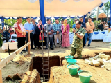 TNI Hadir di Peletakan Batu Gereja Karang Sari Permai, Simbol Toleransi Menguat di Pematangsiantar